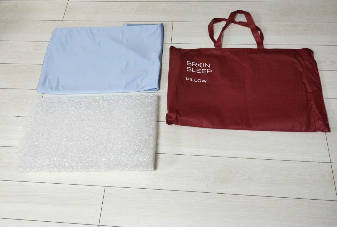 ブレインスリープピロースタンダードカバー付きパーフェクトクールEXサックスブルー