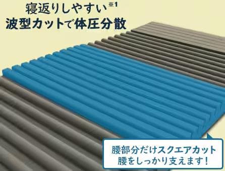【ゆり】昭和西川 高反発マットレス「エッセンシャルウエーブ」シングル
