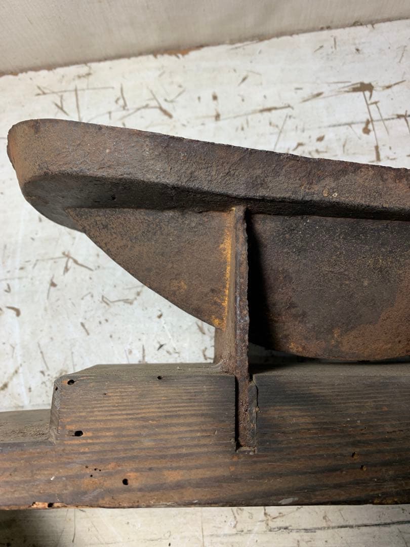 古道具　薬研　薬卸　江戸時代？　好々斎　シャビー　粉挽き