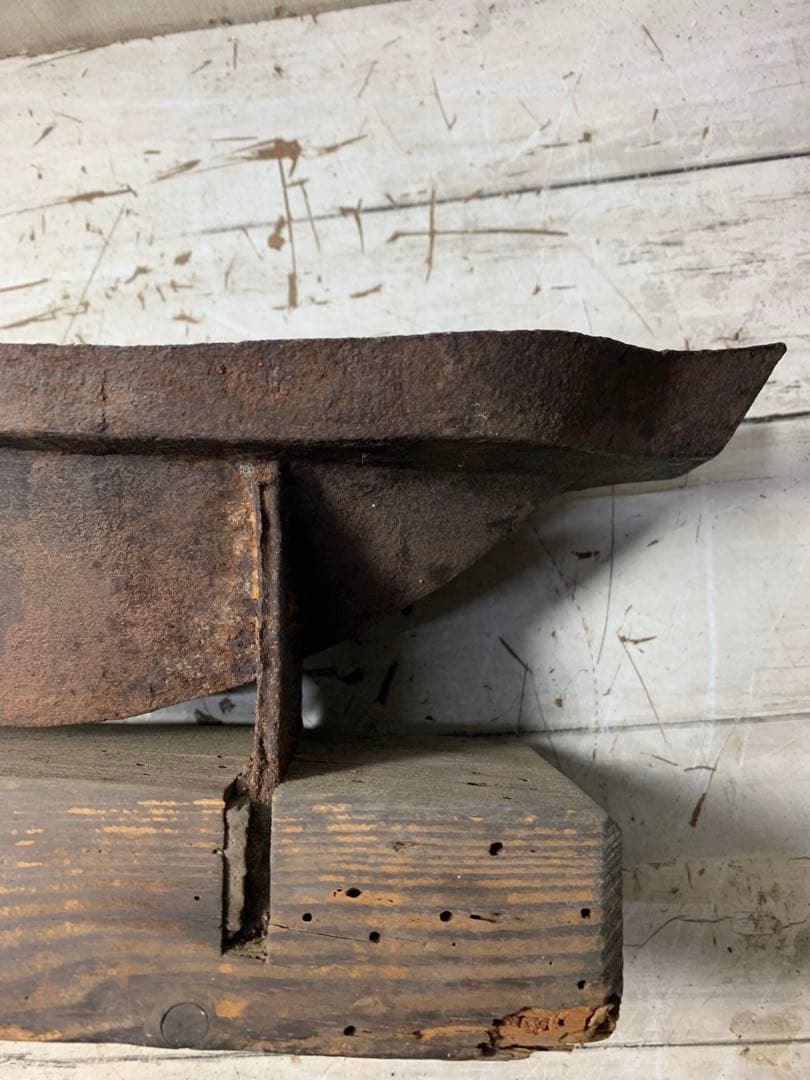 古道具　薬研　薬卸　江戸時代？　好々斎　シャビー　粉挽き