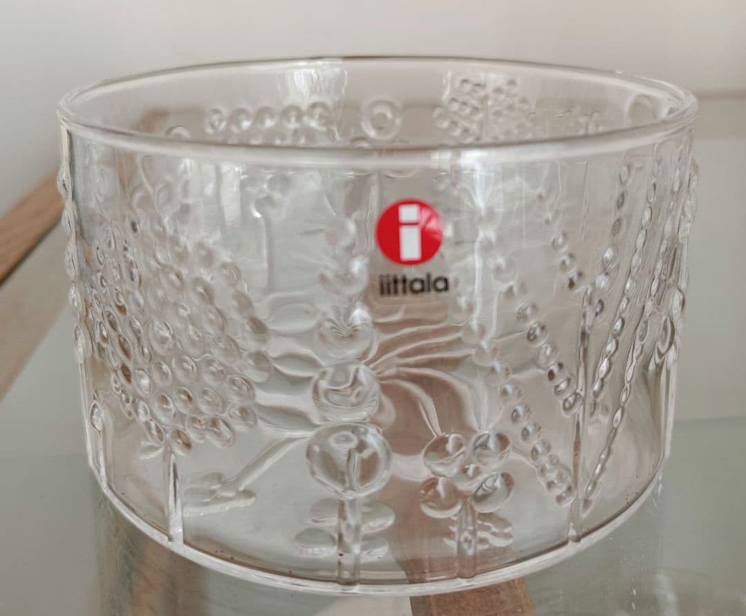 イッタラ フローラ ガラス ボウル 10cm 2個 クリア　北欧