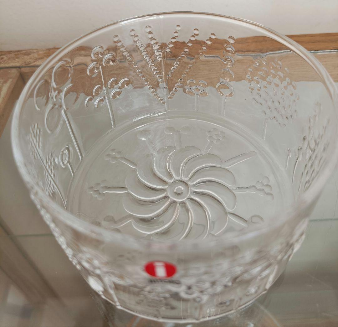 イッタラ フローラ ガラス ボウル 10cm 2個 クリア　北欧