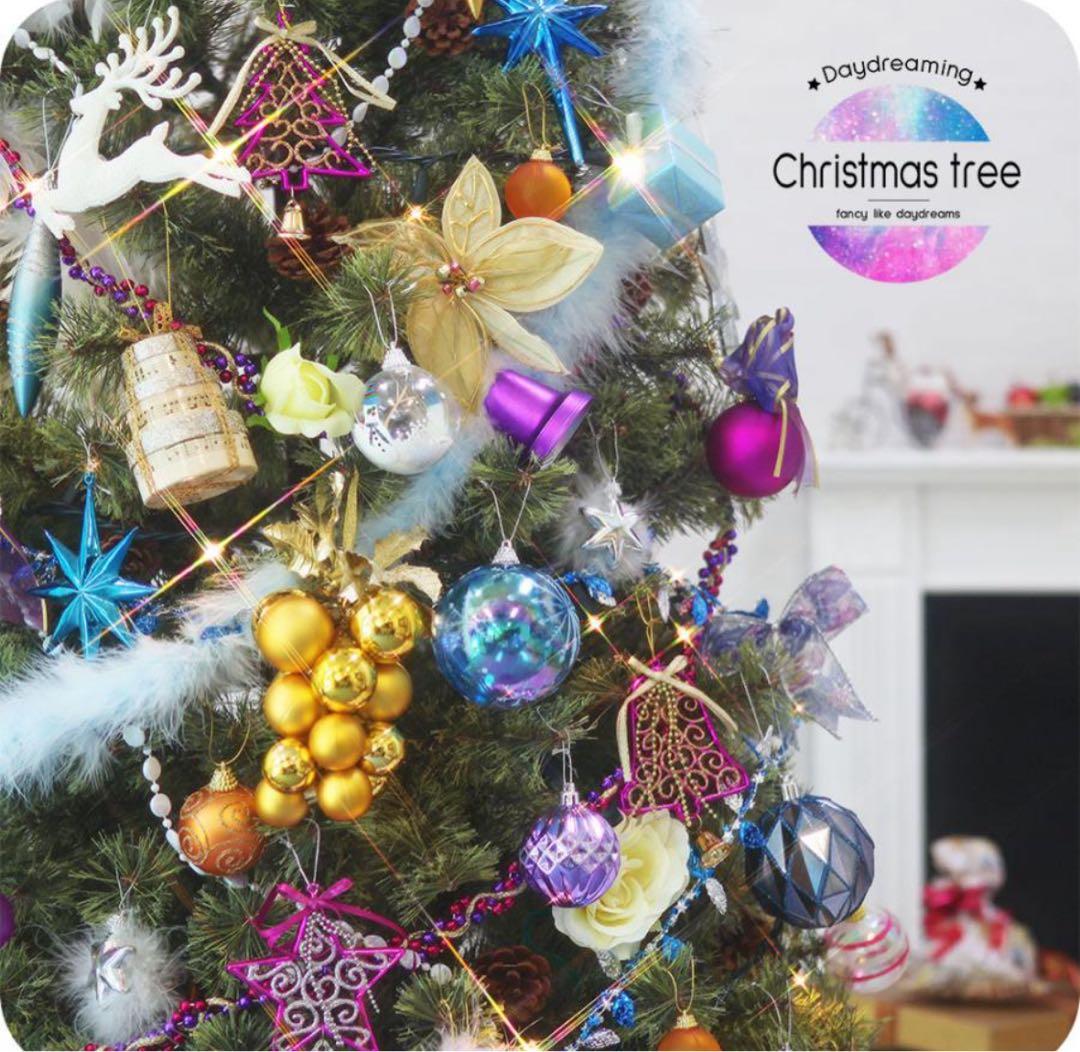 クリスマスツリー 180cm LED コットンキャンディCotton Candy