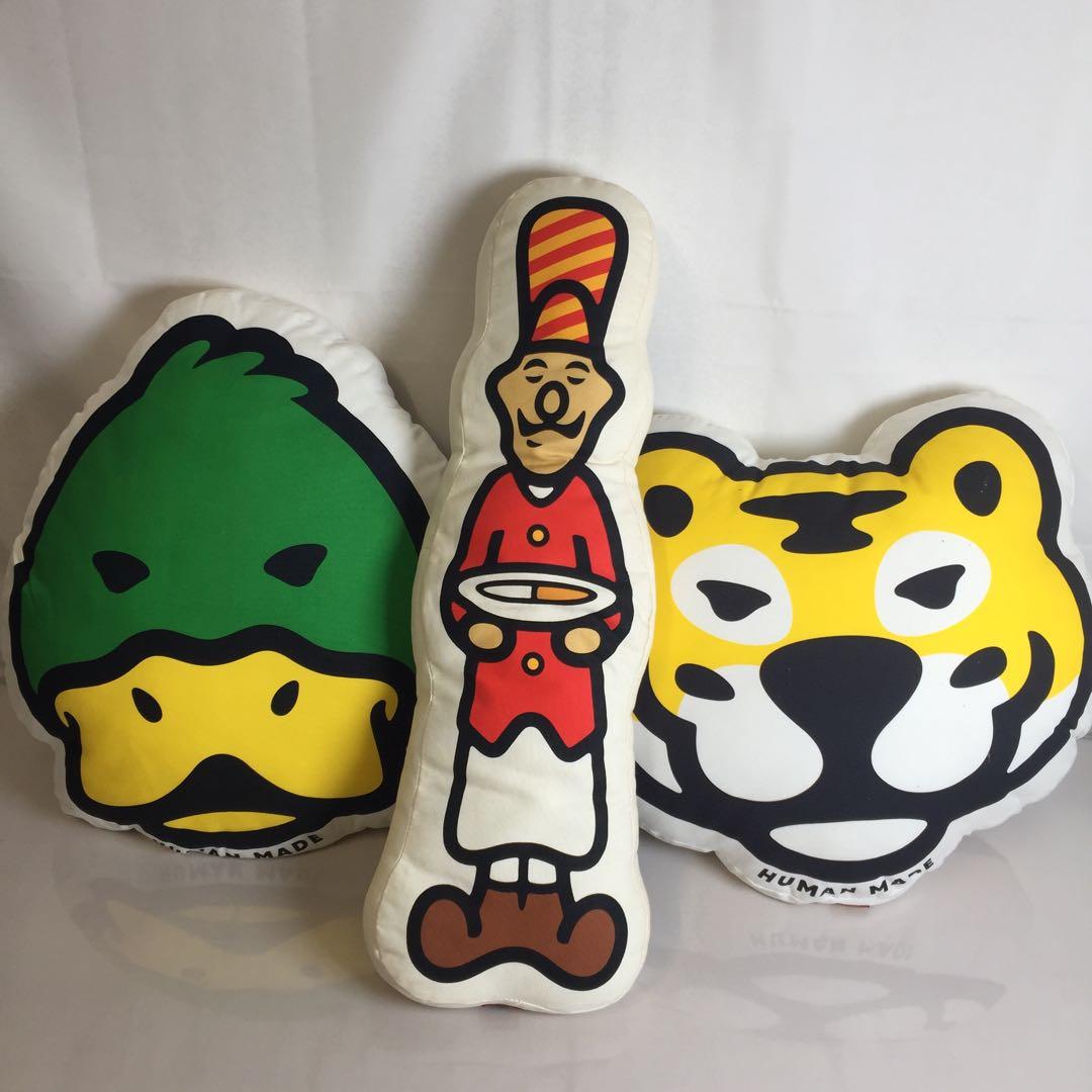 HUMAN MADE クッション CURRY DUCK FACE TIGER