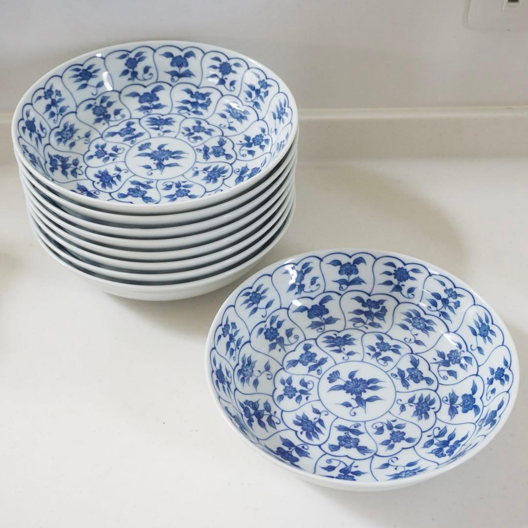 たち吉 中皿 カレー皿 直径21cm 9点