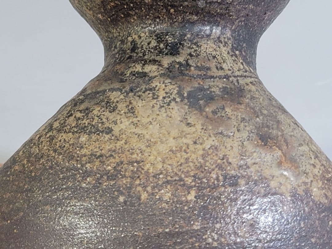 DT535 古備前 桂又三郎 鑑定 江戸中期作 瓢 花入