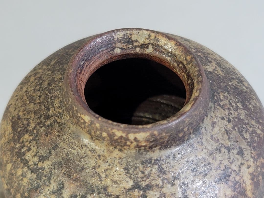 DT535 古備前 桂又三郎 鑑定 江戸中期作 瓢 花入