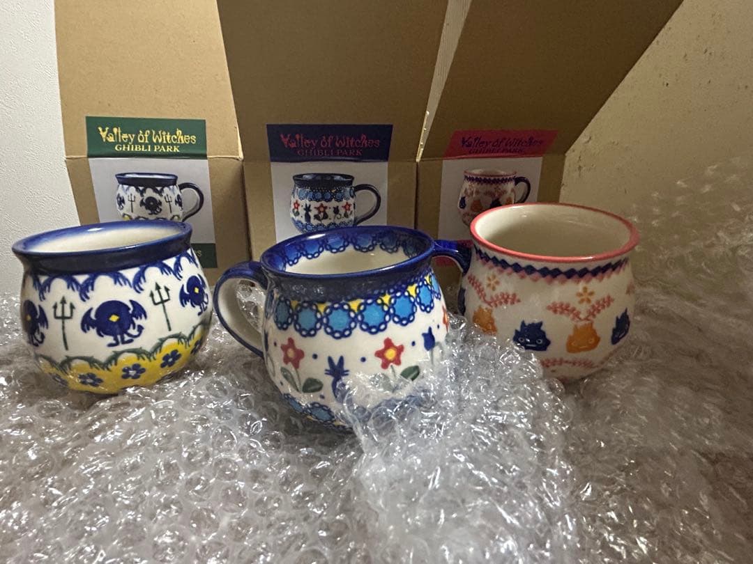 新品未使用品 ジブリパーク ポーリッシュポタリー 3種類 コンプ