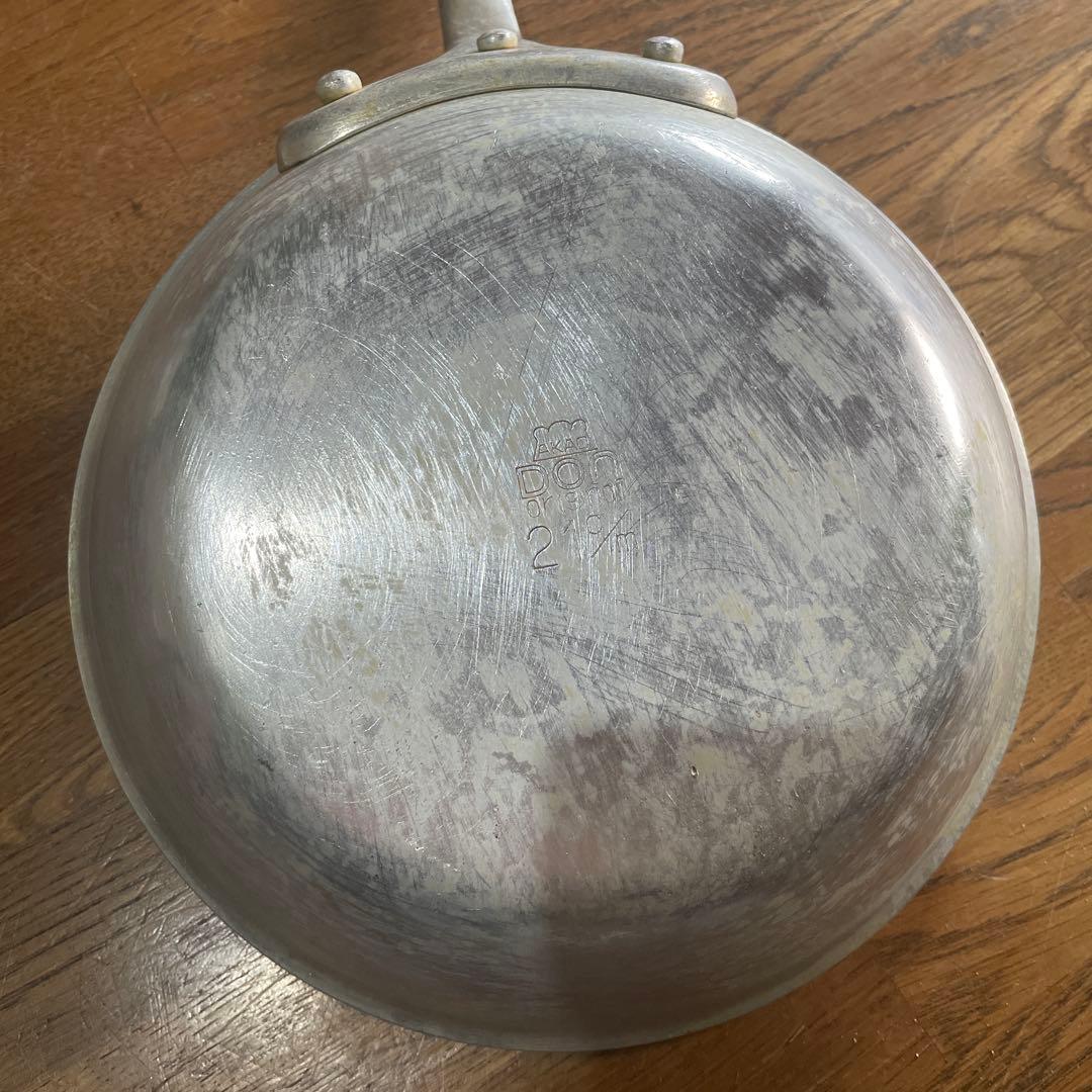 パスタ作りに最適♪AKAOアルミ製フライパン 4個セット 21cm 24cm