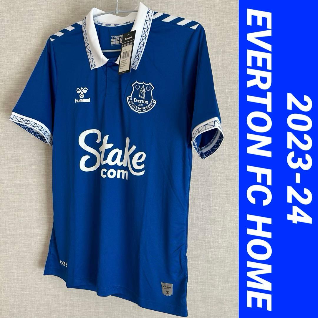 正規品新品☆エヴァートンFC23/24ホームユニフォームMサイズ☆ヒュンメル