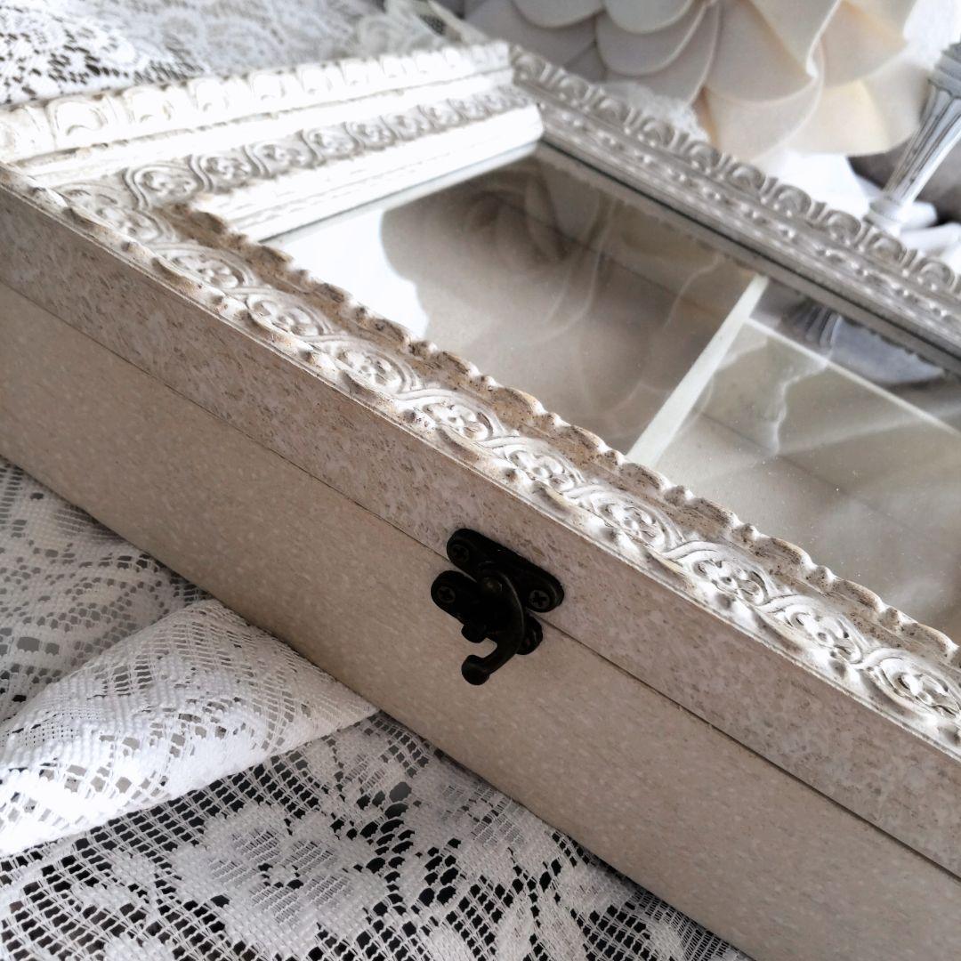 ZARA  シャビーシック ジュエリーボックス アクセサリーケース