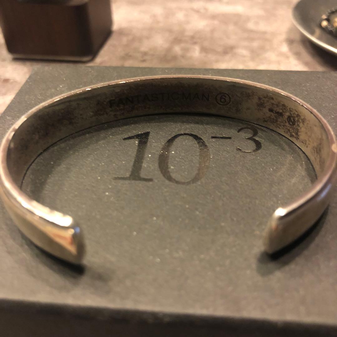 Fantastic Man シルバーバングル　S.O.S fp シルバー925