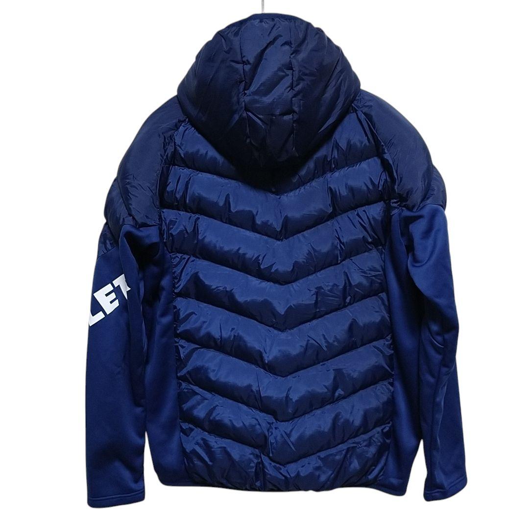 アスレタ 中綿ウォームジャケット上下 Oサイズ(XL) ネイビー