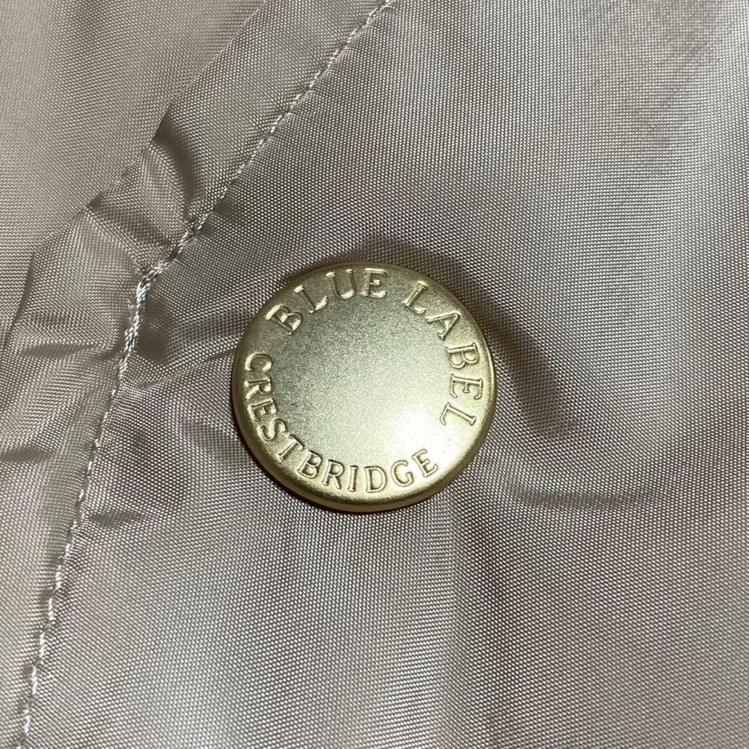 美品★リバーシブル ブルーレーベルクレストブリッジ ダウンベスト メガチェック