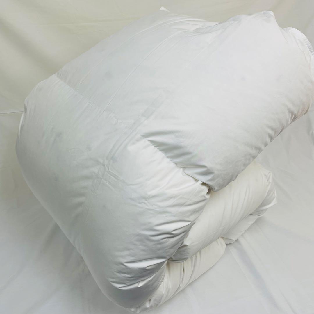 羽毛布団 シングル ポーランド産ホワイトダック93%　日本製　ロイヤル 特別価格