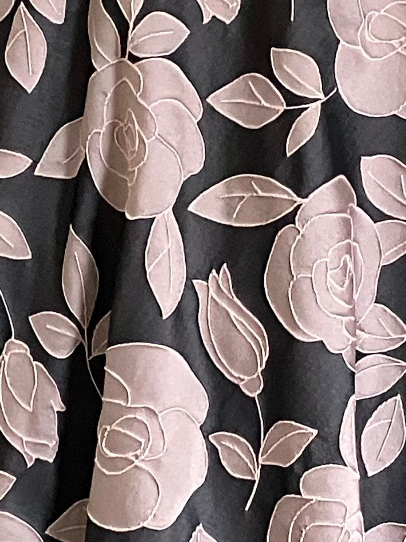 M'S GRACY フレアスカート ブラック ピンク 38