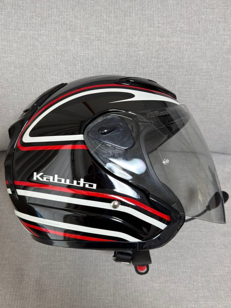 Kabuto ジェットヘルメットb+com sb6x 付き
