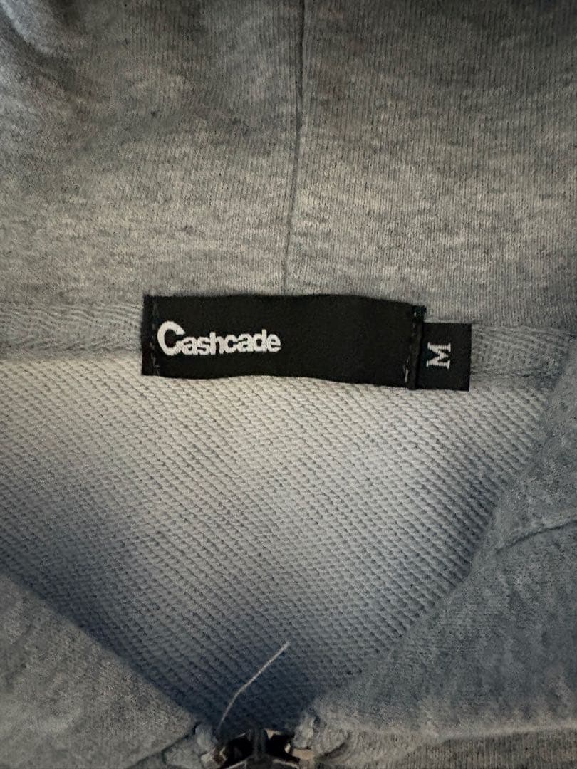 Cashcade グレー ジップアップパーカー M NITO.