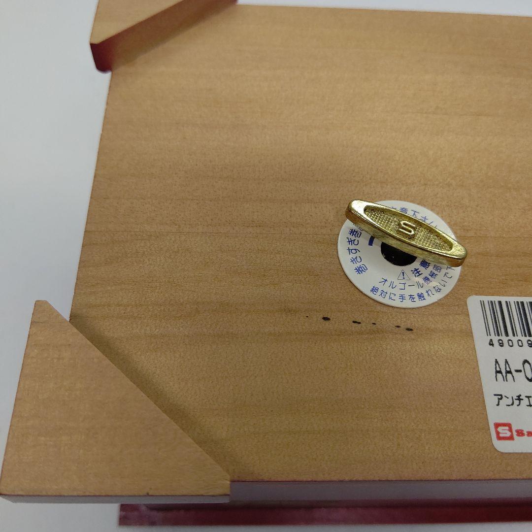 カメオ オルゴール付きジュエリーBOX 木製 宝石箱