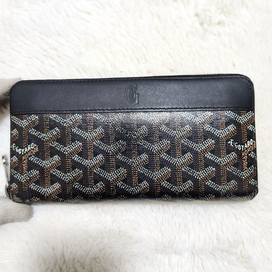 ✨美品　正規品✨ゴヤール　長財布　ラウンドファスナー　マティニョン　ブラック