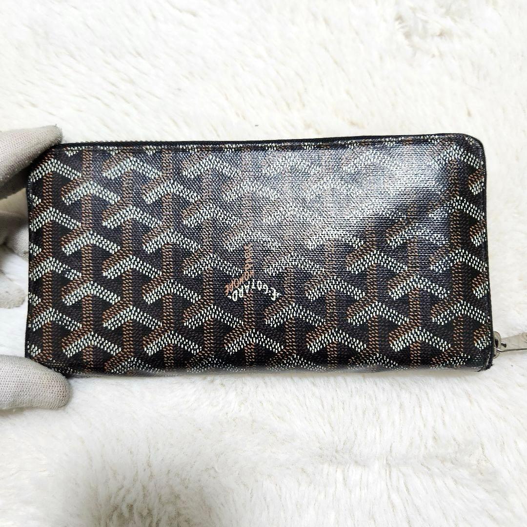 ✨美品　正規品✨ゴヤール　長財布　ラウンドファスナー　マティニョン　ブラック