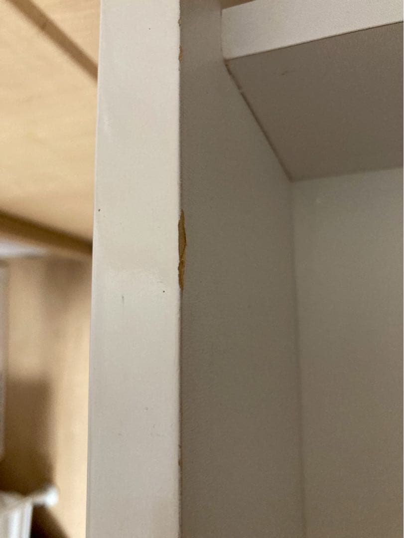 ニトリ　ホワイト　4段チェスト シンプル　ローチェスト　棚