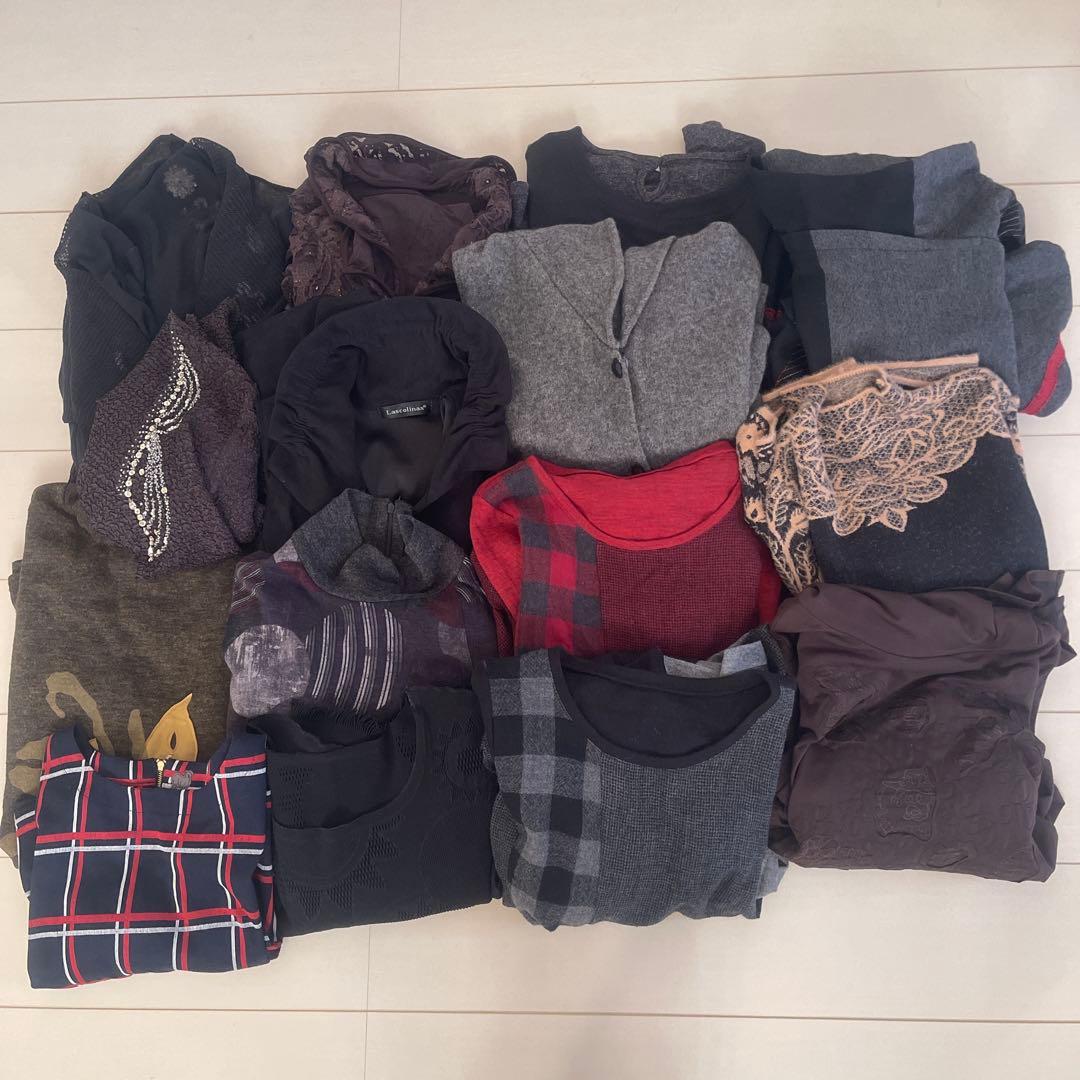 シニア　ミセス　婦人服　トップス　まとめ売り　15点 M〜Lサイズ