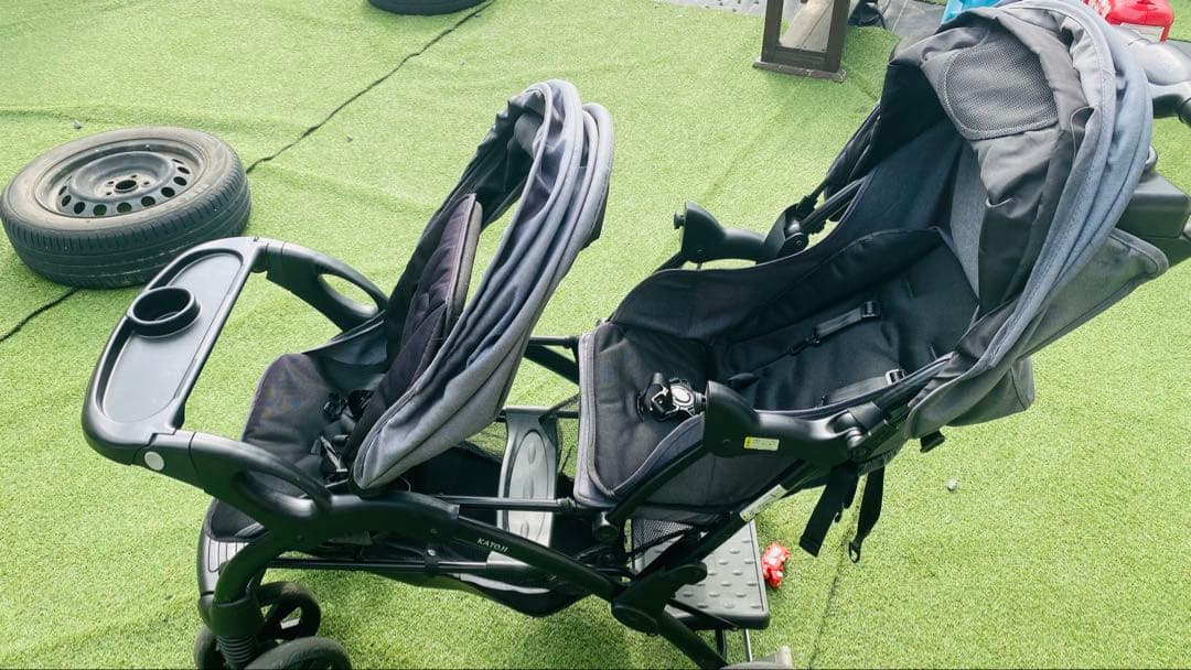 KATOJI ベビーカー 2人乗り