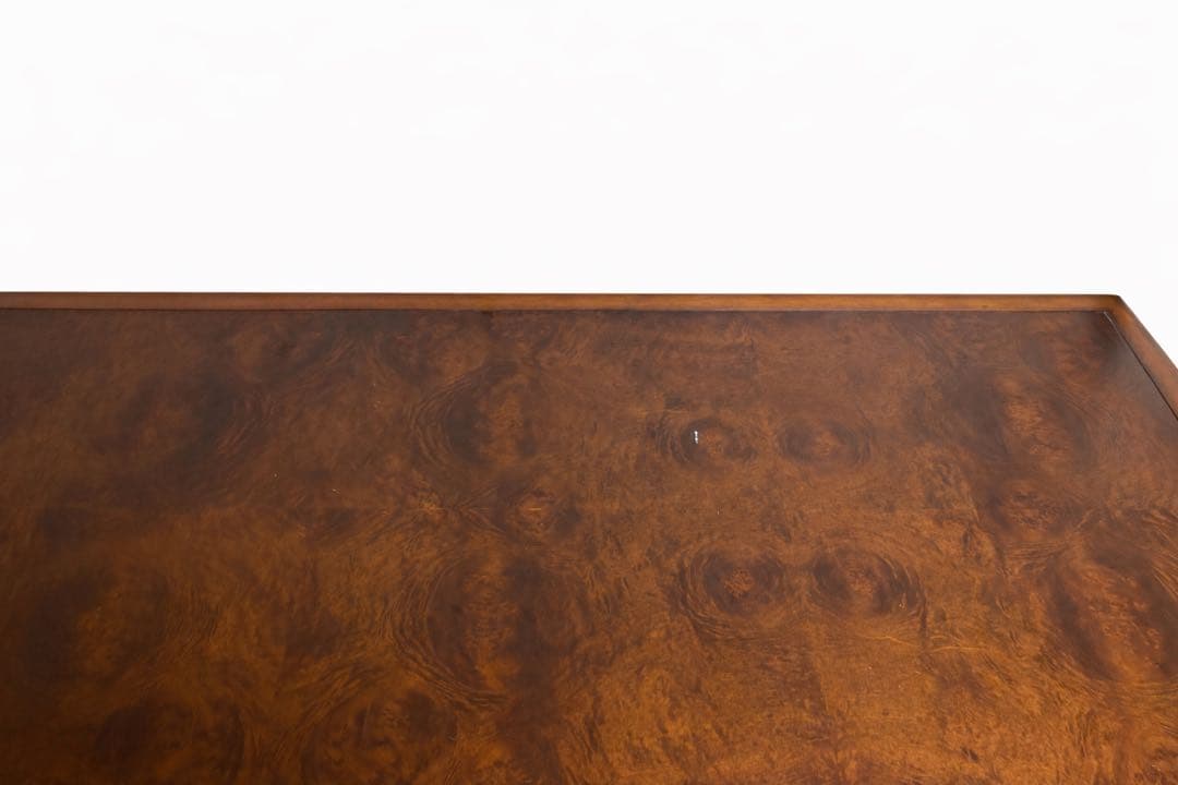 r*o様 アンティーク調 木製デスク 両袖机 猫脚 引き出し6杯 クラシック 書