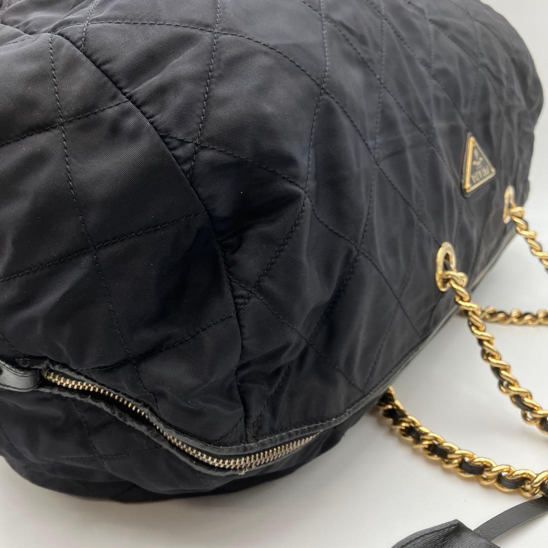 ✨希少✨PRADA　プラダ　ボストンバッグ　キルティング　テスートナイロン　53