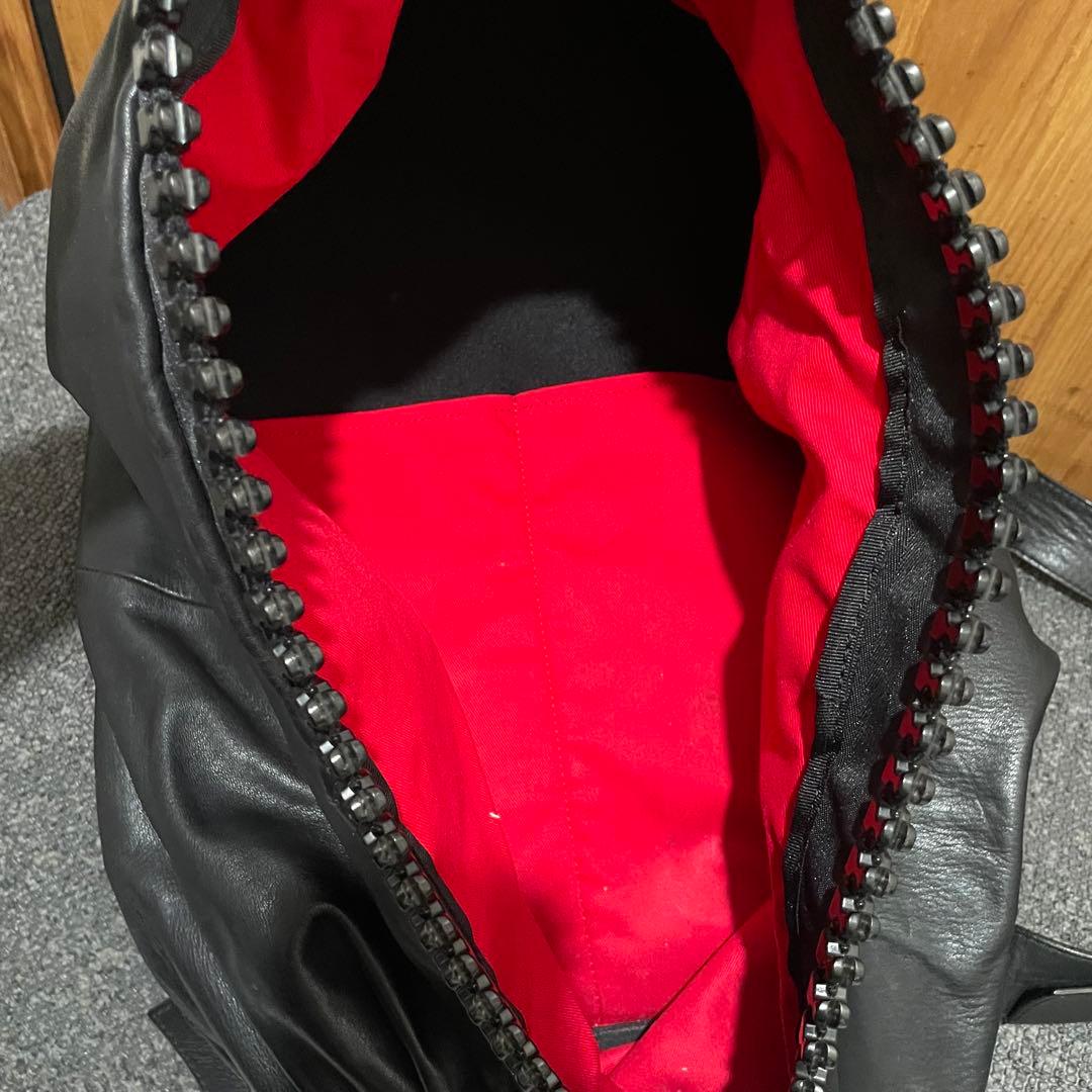 希少✨ カワカワ 25bis オールレザー リュック バックパック 黒 赤