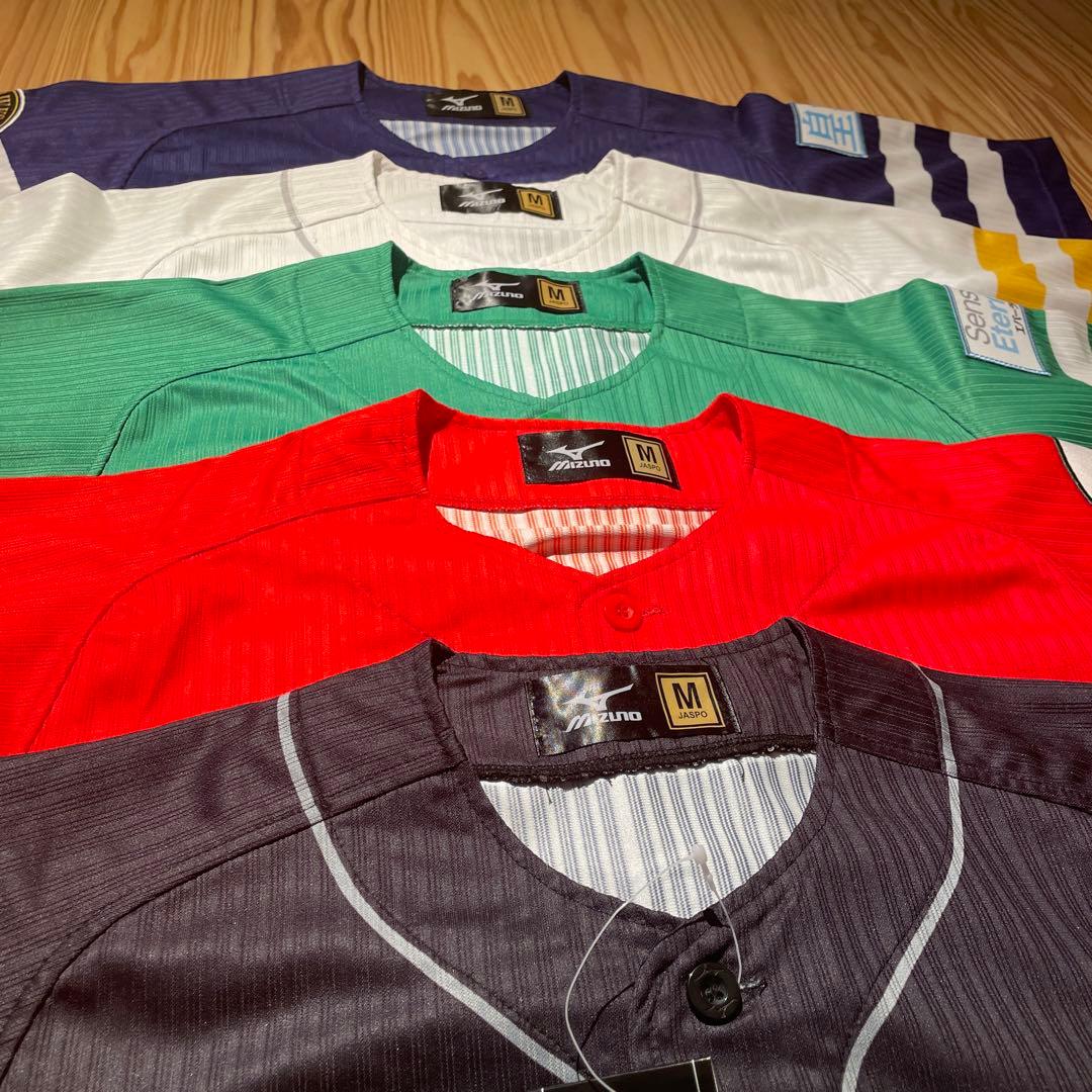 ホークス「ハイグレードレプリカユニフォーム」セット(ミズノ製Mサイズ、タグ付き)