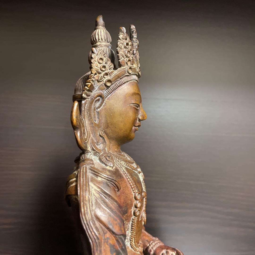 仏像　骨董　金属製