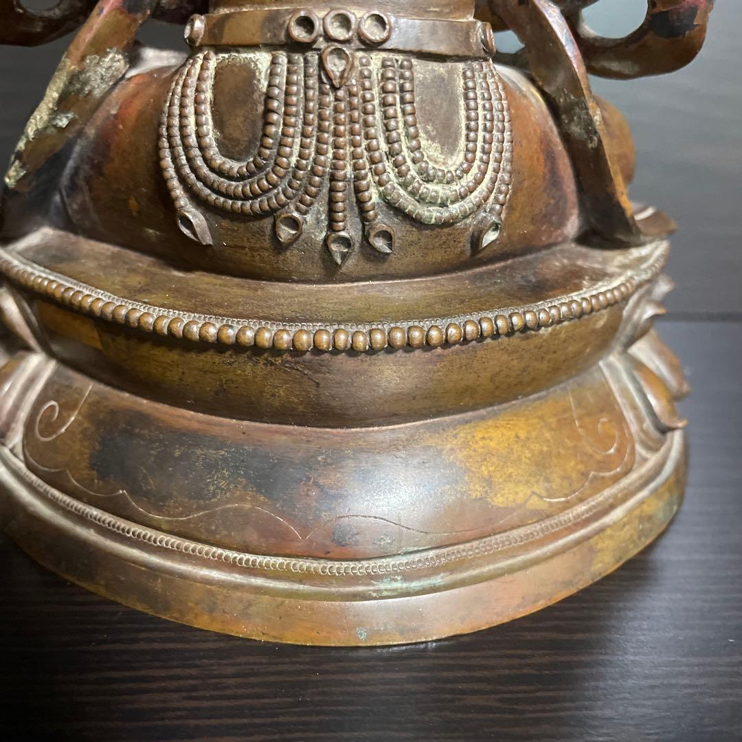 仏像　骨董　金属製