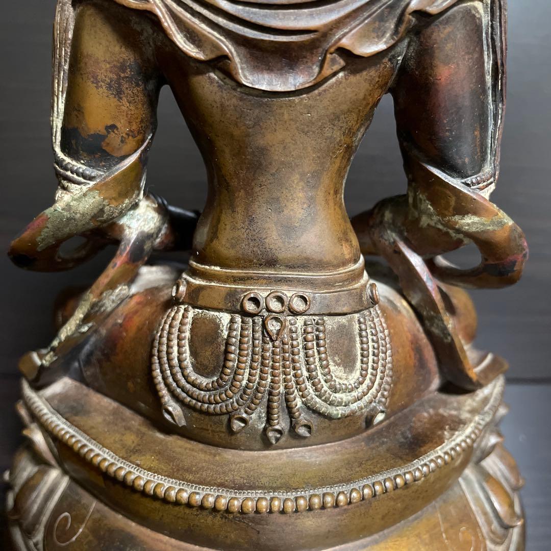 仏像　骨董　金属製