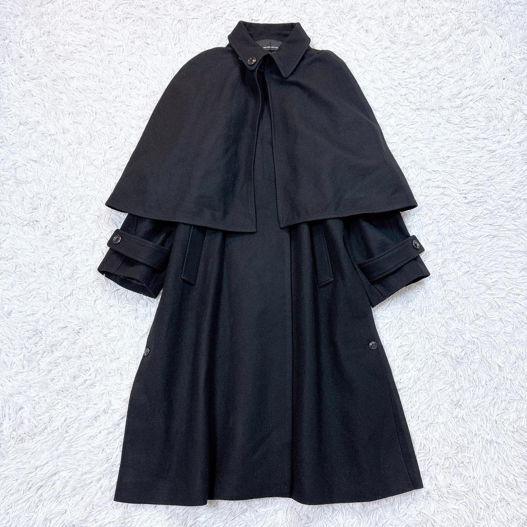 大人気【美品】メゾンスペシャル ケープコート 3way ポンチョ 希少色ブラック