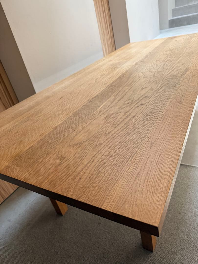 無印良品　定価19万5千　オーク無垢材　ダイニングテーブル　【送料込み】