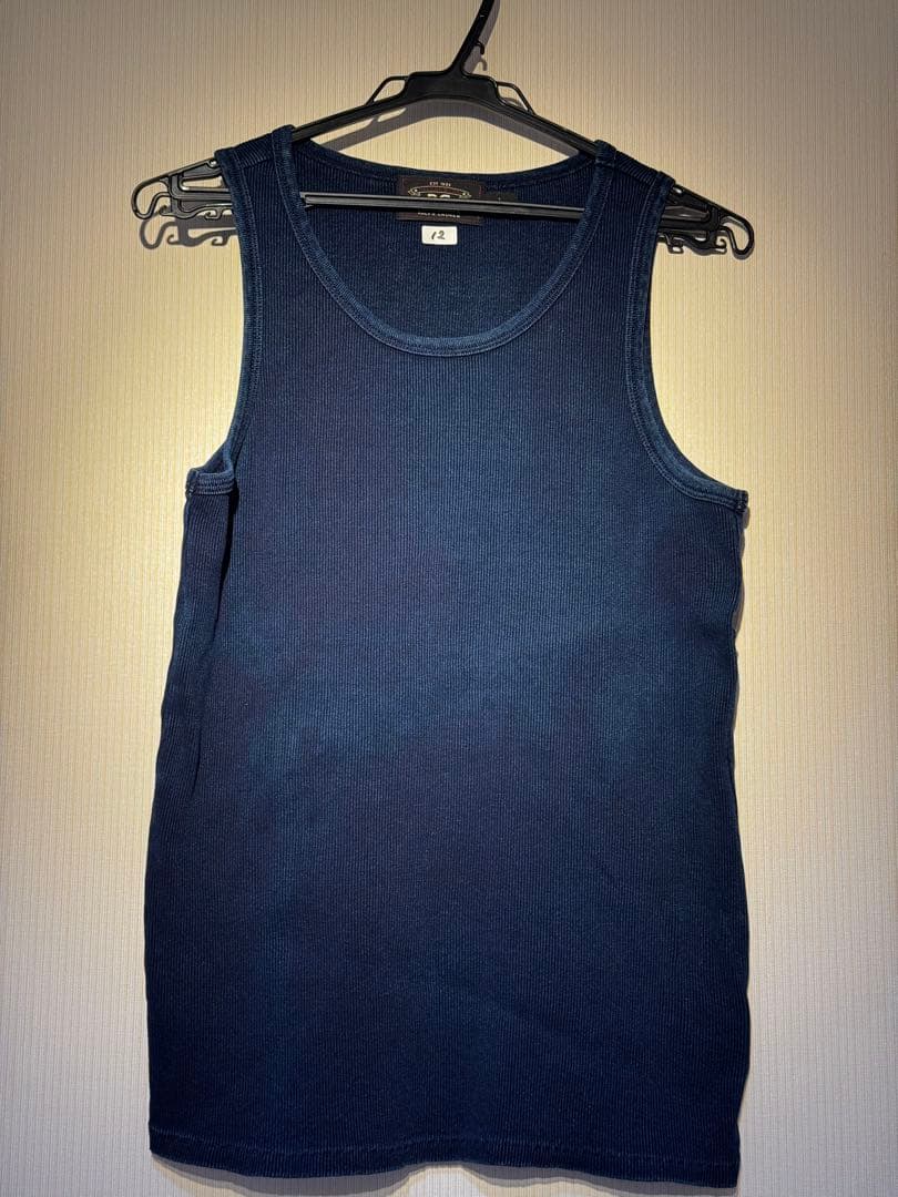 【希少】RRL ラルフローレン タンクトップ ネイビー Lサイズ