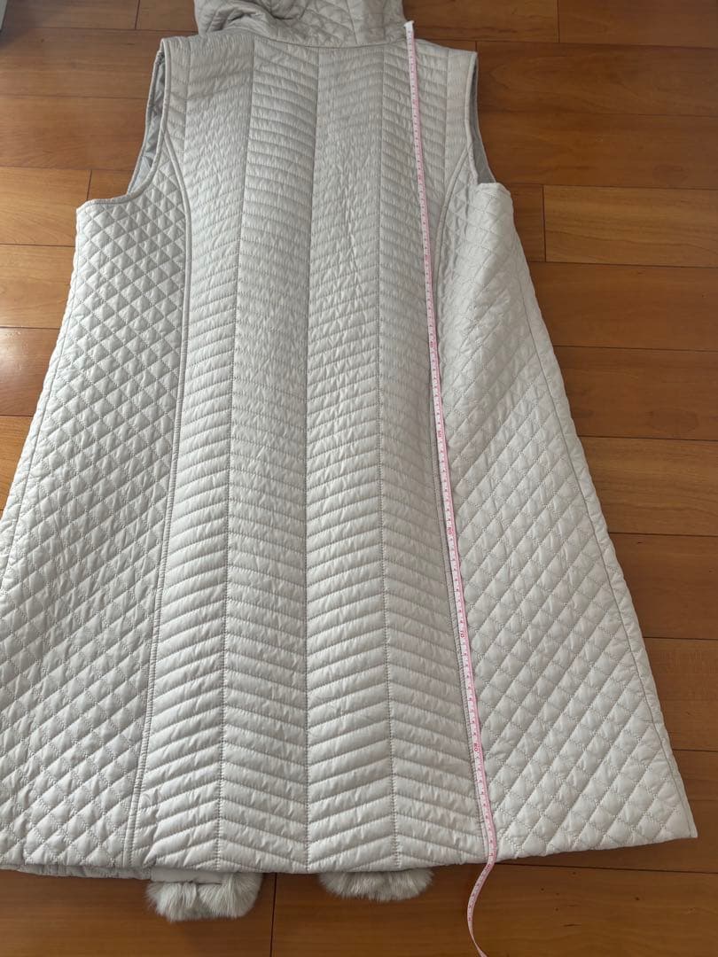 ひろりんnoa-ge ロングベスト キルティングジレ バッグ