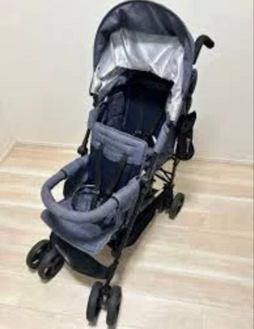 手渡し限定☆Kinderwagon DUOシティ-HOP ブルーデニム