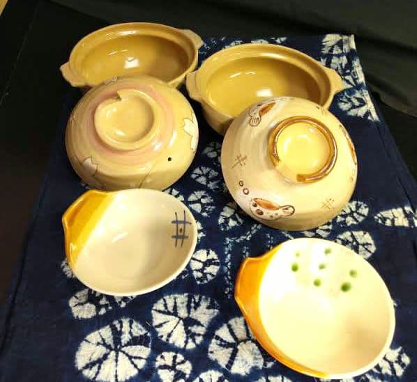 ♥30日までの発送特別値下げ限定⬛１人土鍋4鍋とんすい4皿特別セット