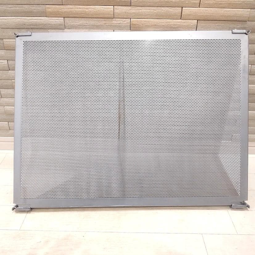 ★廃盤品★ 無印良品 スチール ユニットシェルフ シルバー メッシュ