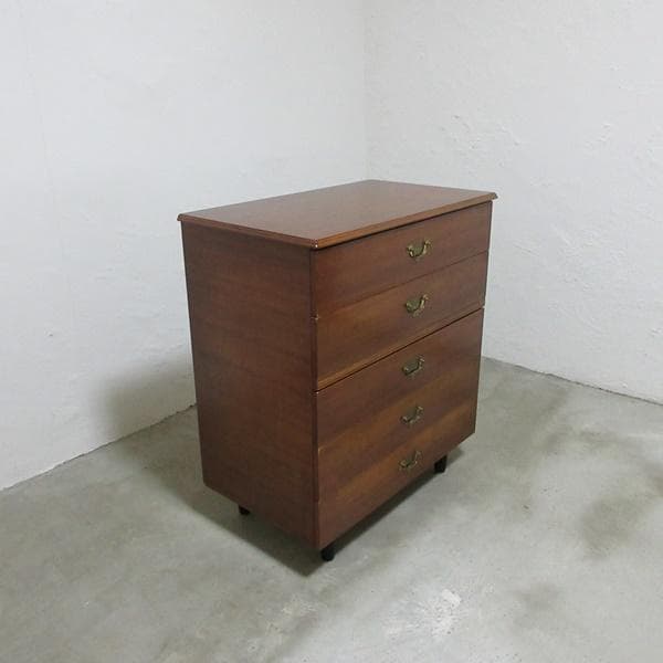 イギリス ビンテージ 家具 チェスト ドロアーズ 5段引き出し 英国 6029e