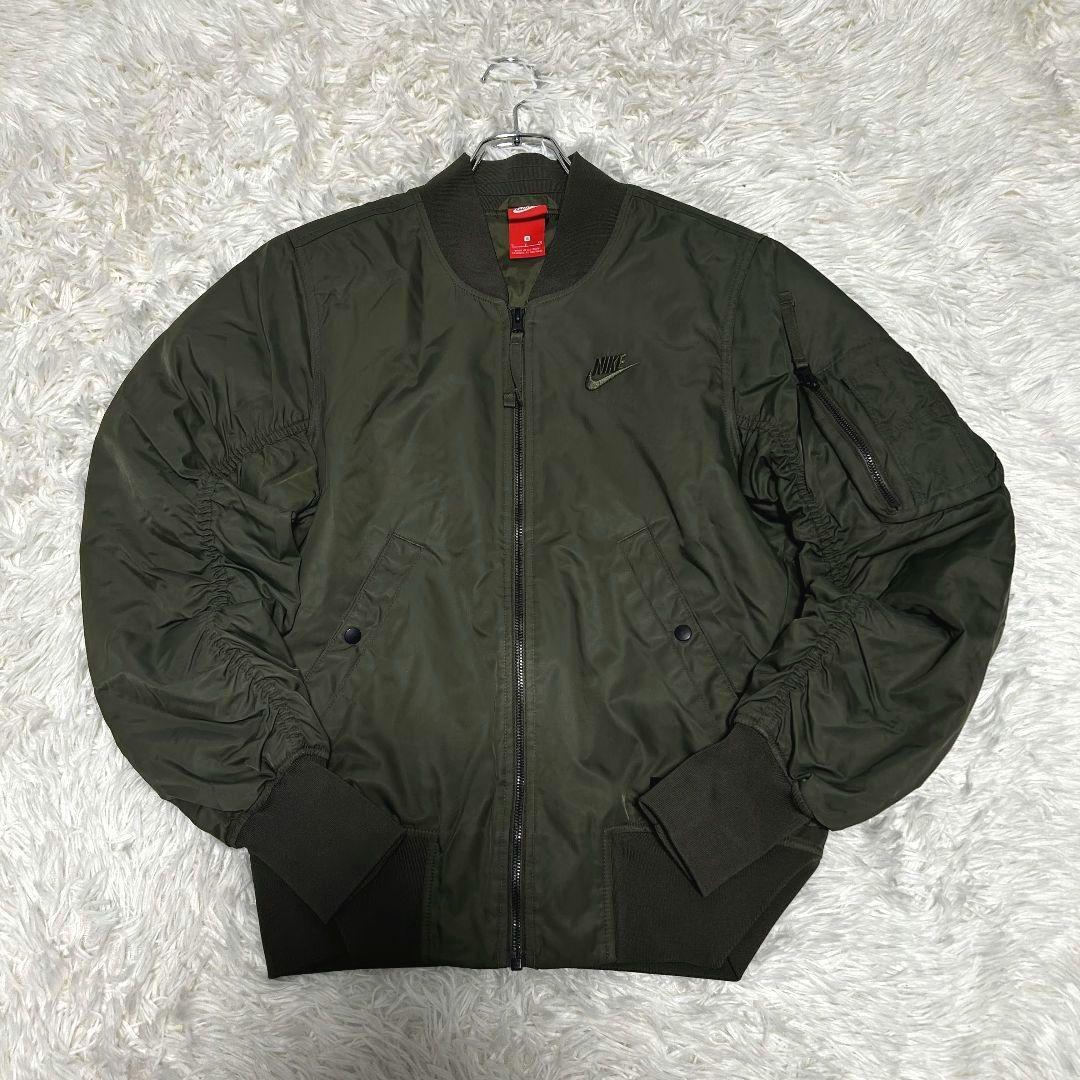 美品✨️NIKE ナイキ メンズ MA-1 フライトジャケット カーキ ブルゾン
