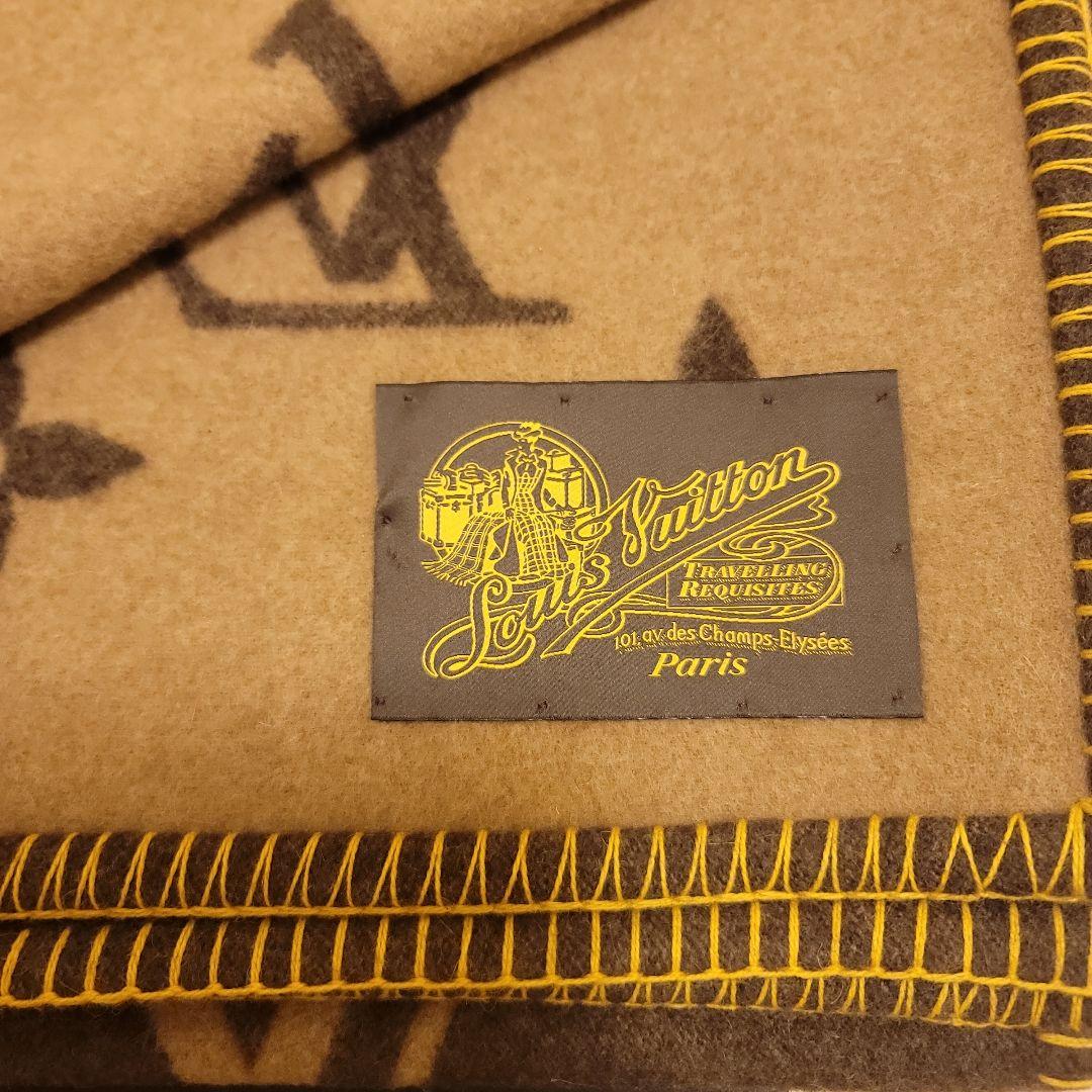 LOUIS VUITTON ブラウン ブランケット 大判　極美品