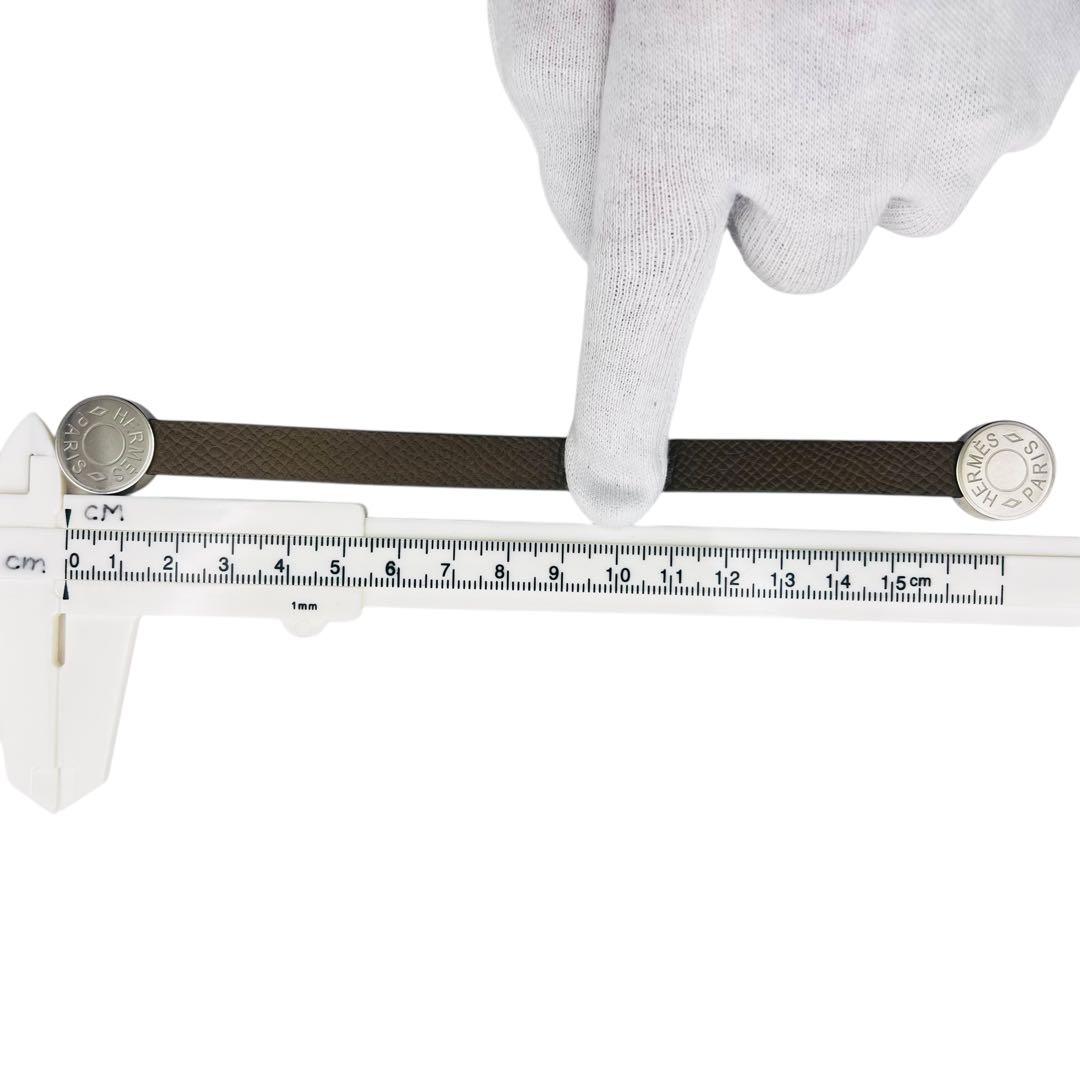 美品✨エルメス　レザー　グローブホルダー　マグネット　グレージュ　ブラウン