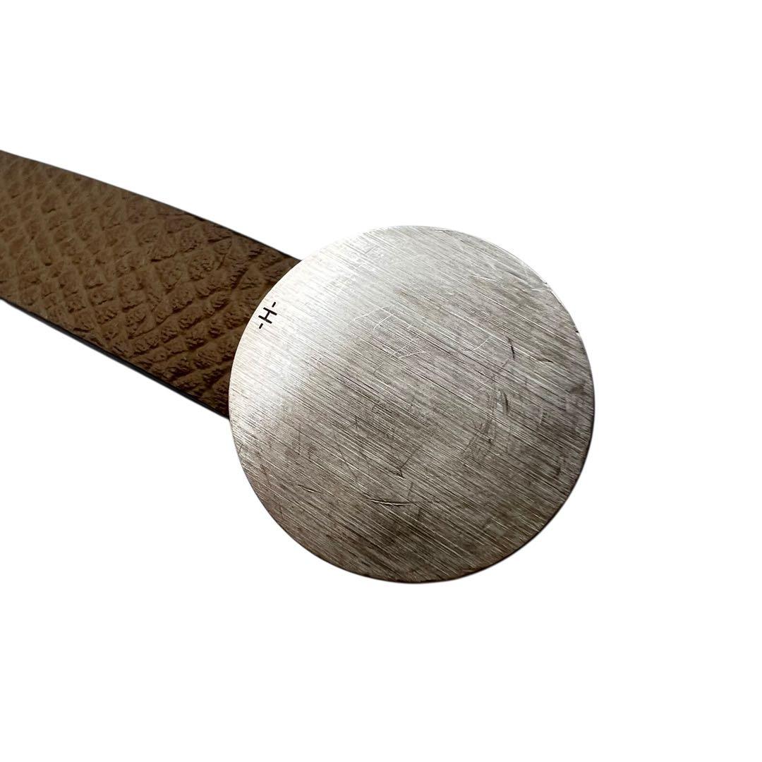 美品✨エルメス　レザー　グローブホルダー　マグネット　グレージュ　ブラウン