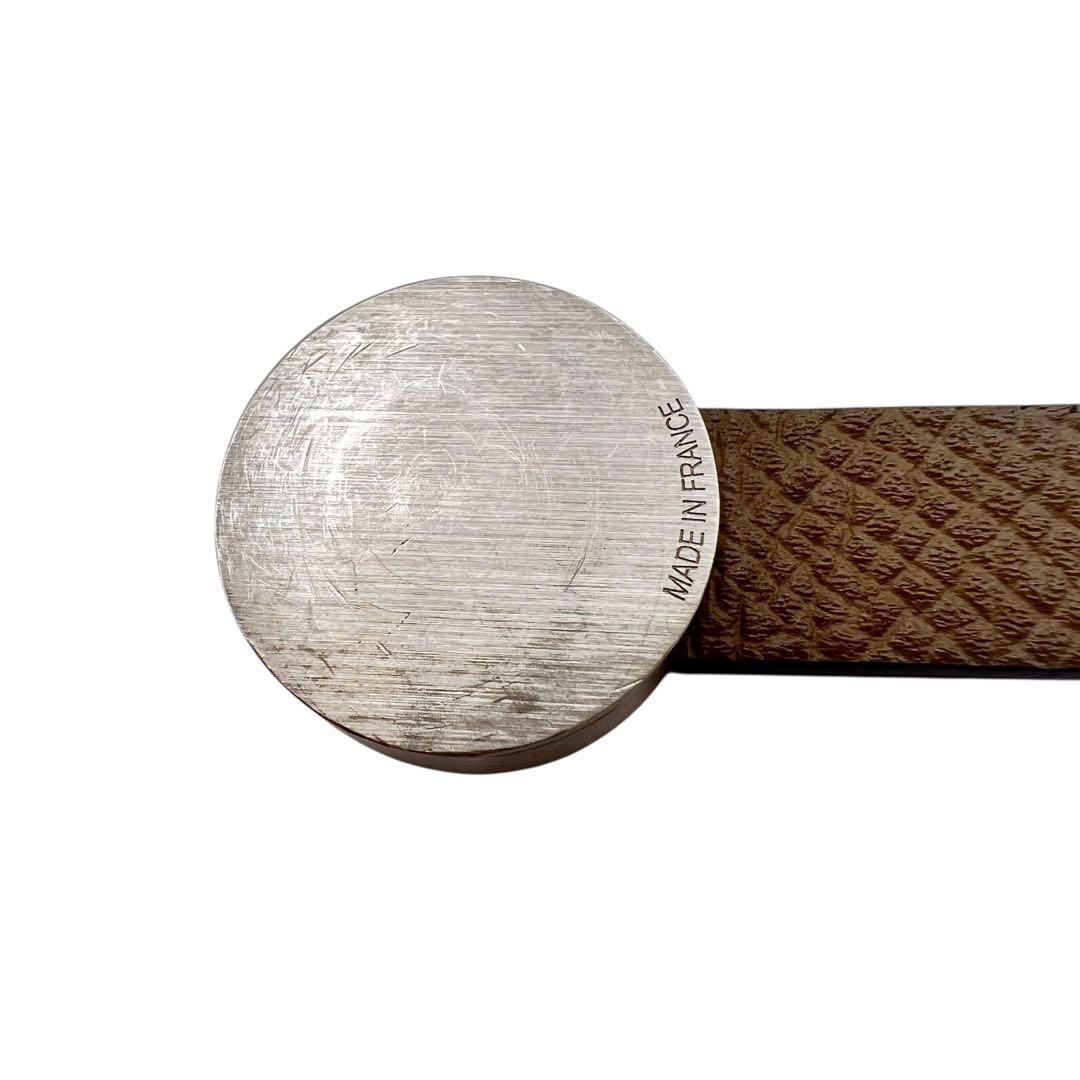 美品✨エルメス　レザー　グローブホルダー　マグネット　グレージュ　ブラウン