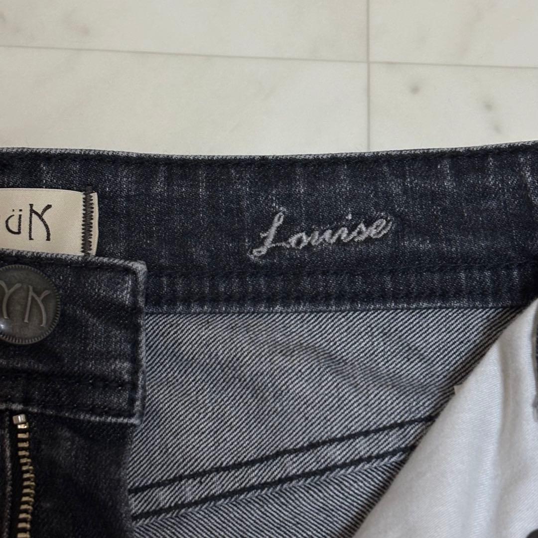 美品✨YANUK ストレートデニム LOUISE 24インチ グレー
