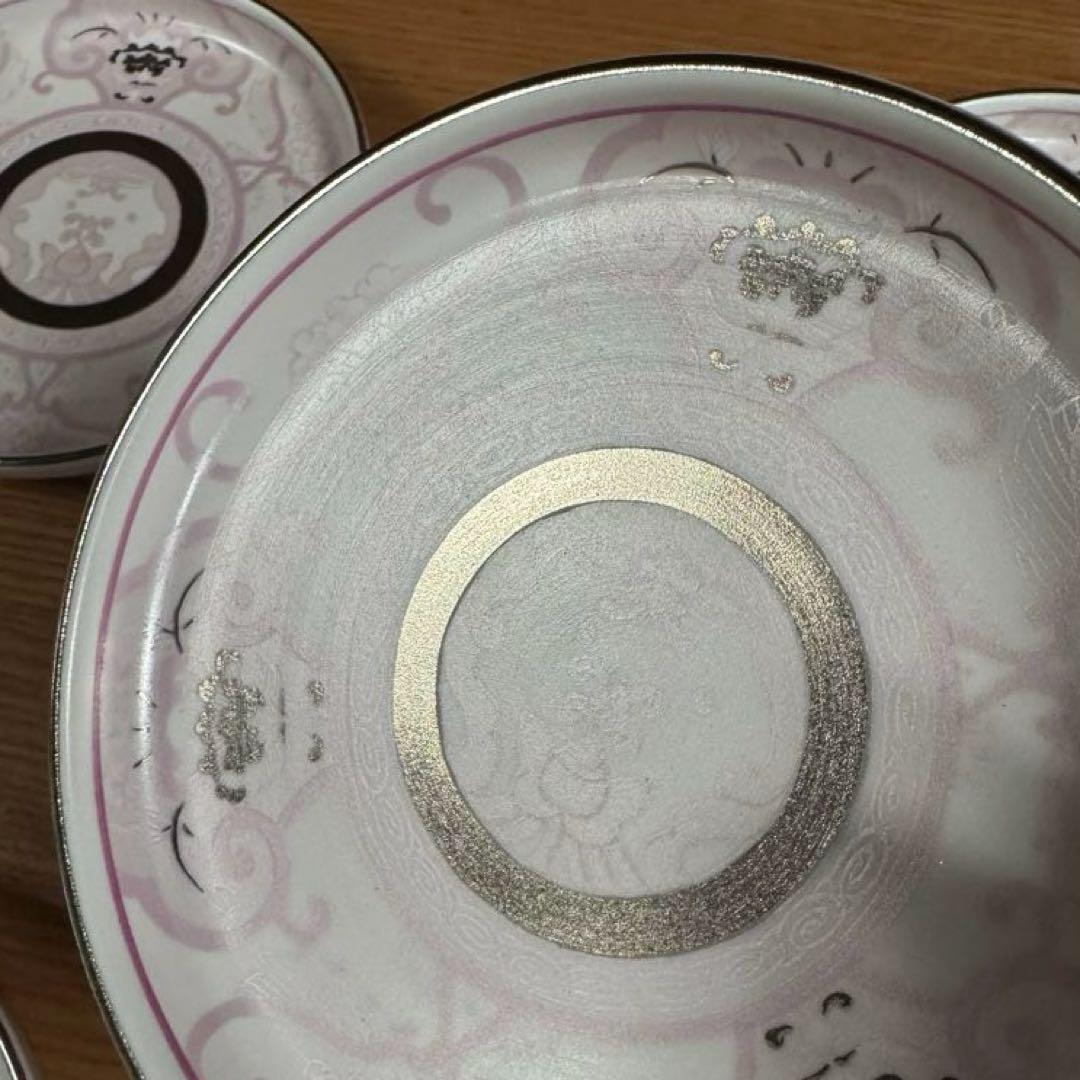 アリタポーセリンラボ JAPAN CHERRY 銘々皿 古伊万里草花紋 5枚組☆